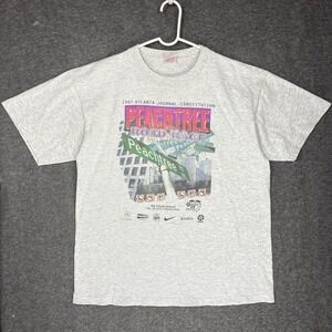 Vintage 1997 Peachtree Road Race Shirt Mens XL Atlanta Running Club